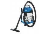 Wet and Dry Vacuum Cleaner with Stainless Steel Tank, 20L, 1250W