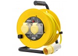 110V Twin Extension Cable Reel, 25m