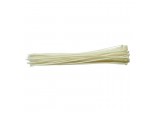 Cable Ties, 4.8 x 400mm, White (Pack of 100)