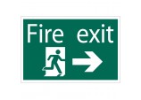 Fire Exit Arrow Right’ Safety Sign