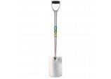 Extra Long Stainless Steel Garden Spade with Soft Grip